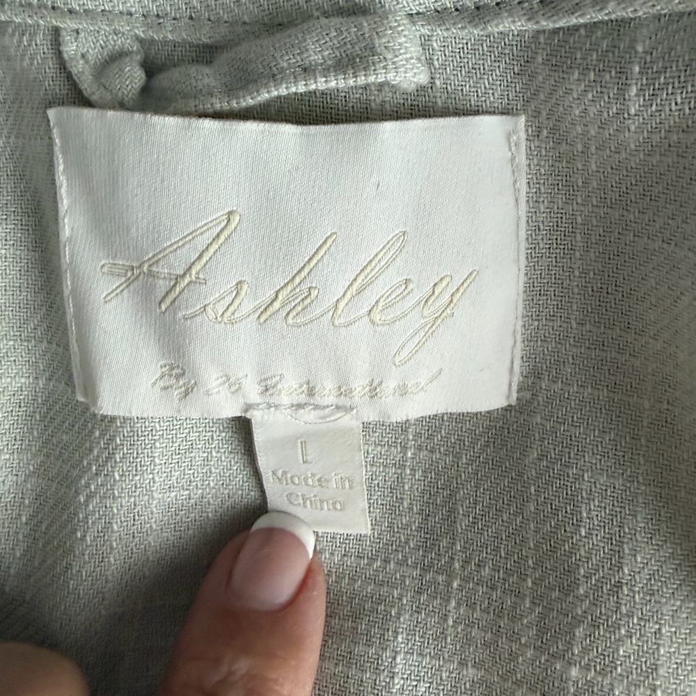 Ashley By 26 International Button-Front Shirt Jacket - Picture 5 of 5